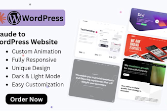 convert claude ai generated websites into wordpress websites