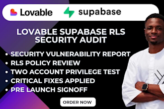 audit lovable supabase app rls policies security, lovable to ios appstore upload