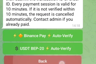 build a telegram bot to sell your digital products with payments and admin panel