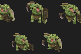 create custom hytale minecraft, 3d models mc model with texture and animation