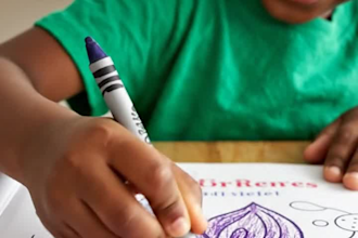 create cute kids colouring books