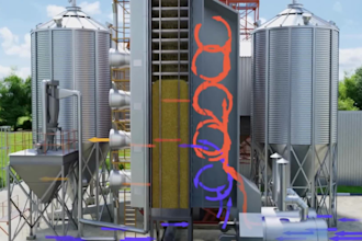 do 3d industrial process animation and facility layout rendering
