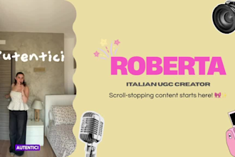 create italian ugc videos for your brand
