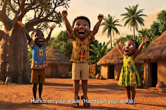 create ai animated stories, 3d cartoon videos and educational kids animations