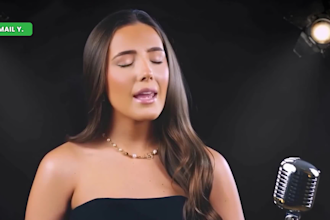 create a hyper realistic ai singer music video for your song