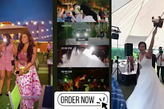 cinematic wedding video editing wedding highlight film and wedding trailer