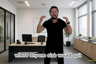 alex hormozi style captions, video editing and green screen