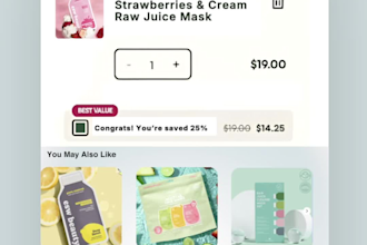 design customize shopify cart drawer with upsell bug fixes