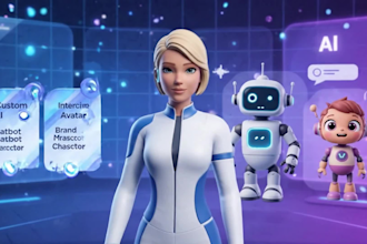 design interactive character for chatbot and ai avatar