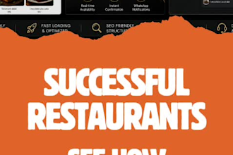 build a modern restaurant website with online reservations