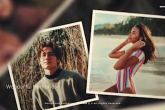 create a cinematic photo slideshow video music for any occasion