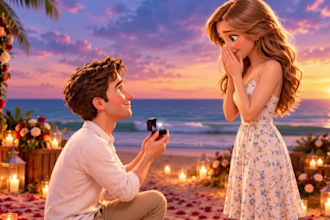 3d pixar style ai proposal video 3d ai romantic love storytelling animated video
