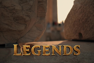 create cinematic church sermon bumper, intro video and sermon series opener