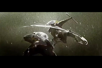 create anime fight scene and ai anime video