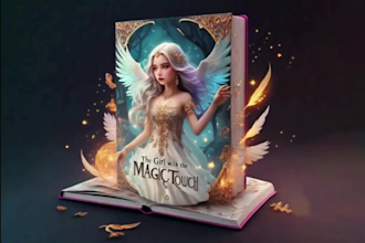 create a cinematic book trailer video for author promotion