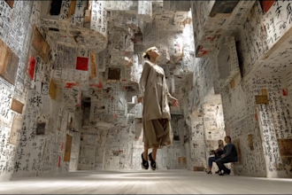 ai surreal storytelling video, surrealism short film, evolution visual, ai music