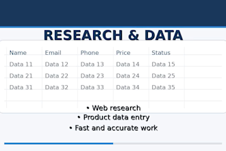 do accurate data entry and excel data formatting