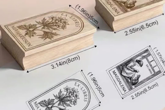 custom logo stamp design  physical stamp shipment
