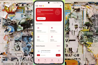 design modern mobile app UI design in figma