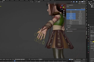 rig3d character,via webcam,retargeting,joint setup,pose ready,shape keys,animaze