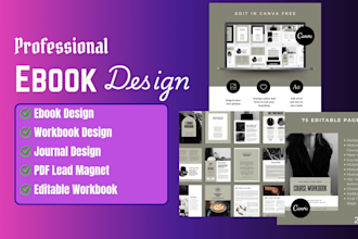 design workbook template,pdf workbook,pdf lead magnet workbook design