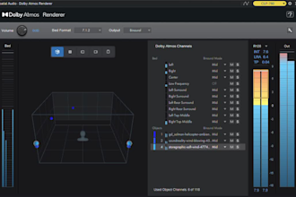 3d audio, immersive mix, dolby atmos editing