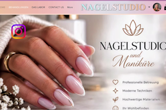 build a website for beauty business