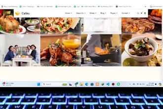 build a responsive and secure online food ordering website for your restaurant