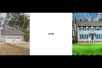 do real estate image editing ,clutter removel and sky replacement