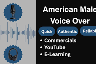 record a professional male voiceover for corporate training