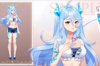 design and rig a custom vtuber model in anime style for streaming