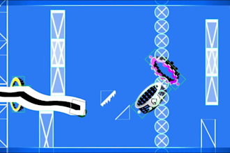 create custom geometry dash decoration, gd deco, solo level, layout and effects