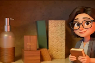 create an explainer video for children story book illustration