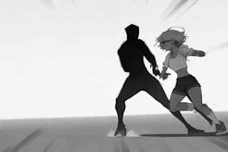 create ai anime fight animation
