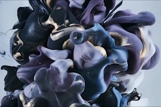 4k 3d abstract animation 3d loop animation abstract art music visual effect vfx