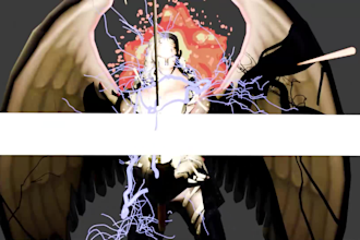 create a cinematic 3d deathbattle animation