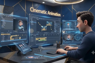 design a custom 3d pixar style cartoon or ai avatar