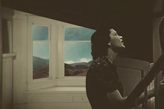 create a surreal collage animation and mixed media video, motion graphics video