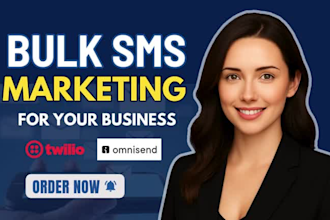 send bulk SMS marketing campaign, text message, bulk email blast and bulk SMS