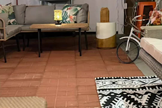 design a restaurant patio, lounge or hospitality space