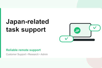 provide japanese customer support and virtual assistance