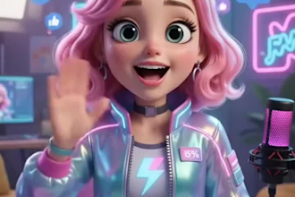 3d ai talking object animation with veo3 and pixar animation style
