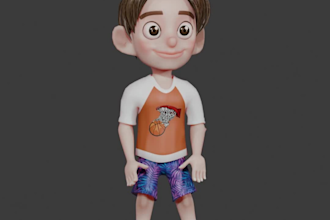 create a 3d game ready character in blender
