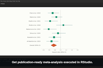 do systematic review meta analysis data extraction and forest plots in r