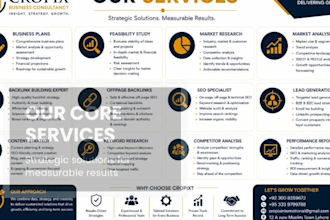 design a business consulting engine for your enterprise