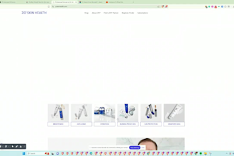 build shoify wix skincare beauty cosmetics website online store design blanka