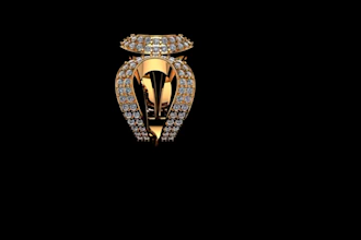 design 3d jewelry cad model for manufacturing and 3d printing