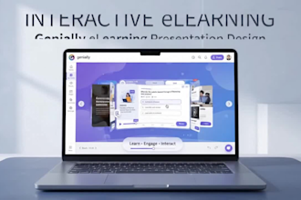 design a genially elearning interactive presentation