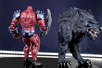 sculpt 3d articulated action figure, statue, miniature, toys in 3d printing
