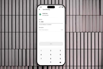 develop a secure payment app, digital wallet app, fintech app with modern UI UX